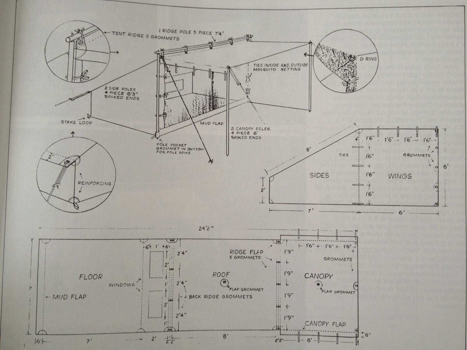 Diy Canvas Tent Pattern